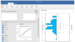 Rasch model analysis in free software Jamovi [upl. by Cass]