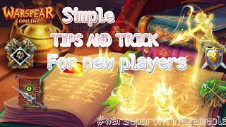 WARSPEAR ONLINE  SIMPLE TIPS OR TRICK IN WARSPEAR ONLINE GAMEPLAY [upl. by Ataga979]