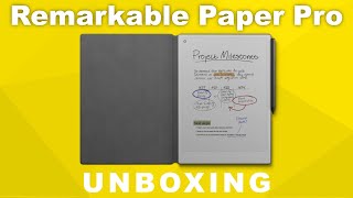 Remarkable Paper Pro UNBOXING [upl. by Dnomde607]