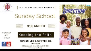 Partakers Church Sunday School 81124 [upl. by Alad]