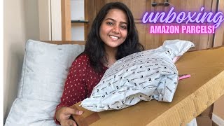 Unboxing Amazon Parcels  BEST BABY PLAY MAT  Baby Flashcards  Baby Helmet  Baby Bath Toys [upl. by Yrrac]