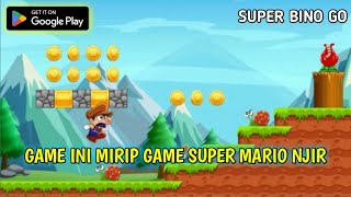 BARU MAIN GAME SUPER BINO GO  game mirip super mario‼️ Game android offline terbaru [upl. by Eittocs]