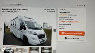 España o Alemania para comprar autocaravana Vas a ahorrar mucho dinero 🤑 [upl. by Trovillion666]