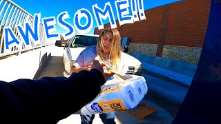 INCREDIVLE ALDI Dumpster Diving Haul [upl. by Drofnelg]