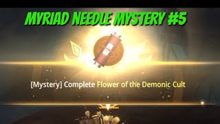 MIR4 quotFlower of the Demonic Cultquot 5th Myriad Needle Mystery How to unlock 5th myriad needle [upl. by Sandeep]