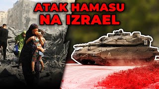 Brutalny atak bojowników Hamasu na Izrael [upl. by Atenek]