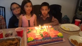 VANESSAS 9TH BIRTHDAY vlog 277 [upl. by Jueta]