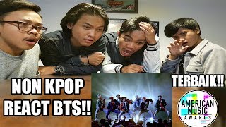 BTS  DNA AMA PERFORMANCE LIVE REACTION  SEJARAH BARU PER KPOPAN [upl. by Eniger]