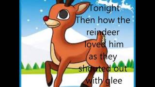 Rudolph The Red Nosed Reindeer Lyrics [upl. by Iznil638]