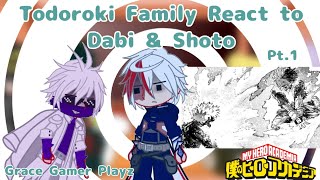 Todoroki Family React To Dabi amp Shoto  Grace gamer playz  My Hero Academia [upl. by Anamor716]