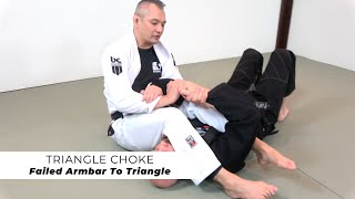 Failed Armbar To Triangle Choke [upl. by Tan499]