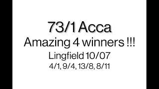 731 Acca at Lingfield on 1007 [upl. by Akemat904]