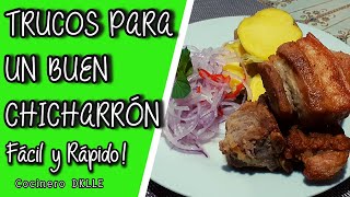 Cómo Hacer CHICHARRONES de CHANCHO PERUANOS NO EXPLOTAN😱  🐷CHICHARRÓN Receta Fácil y Rápida [upl. by Aikar384]