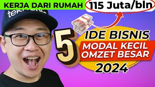 5 ide bisnis usaha modal kecil menjanjikan dari rumah 2024 [upl. by Plank348]