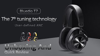 Bluedio T7 Wireless Headset Unboxing and Quick Review [upl. by Maryjane297]