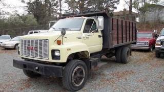 1990 GMC Topkick Dumptruck Start Up Engine and In Depth Tour [upl. by Sioux]