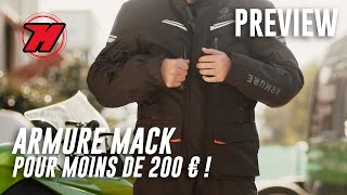 Blouson moto Armure Mack pour toute l’année et avec le meilleur rapport qualité prix [upl. by Silvio]