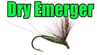 Dry Emerger  Great Small CDC Mayfly Dry Fly [upl. by Hege]