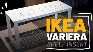 Ikea Variera Shelf Insert Assembly [upl. by Wixted562]