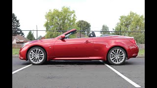 2015 INFINITI Q60 Convertible Walk Around and Info [upl. by Gladwin]