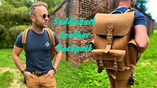 SADDLEBACK Front Pocket Backpack the ULTIMATE LEATHER BACKPACK [upl. by Grewitz]