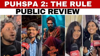 Pushpa 2 Public Talk amp Review  Public Reaction  Allu Arjun  Sukumar  Rashmika Mandanna [upl. by Ahsinet]