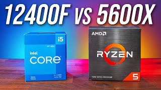 Intel i512400F vs AMD Ryzen 5 5600X  Best 6 Core CPU [upl. by Hayashi]