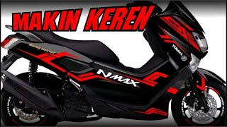 nmax sticker cutting merah minimalis [upl. by Ruenhcs]