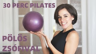 30 PERC PILATES  ONLINE PILATES PÖLÖS ZSÓFIVAL [upl. by Nahtaoj]