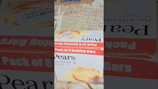 Unboxing 8 pics pears shop 🧼 from flipcart 🤗😊🥰priyankaraj1534 flipkart soap coolfinds [upl. by Adiari159]