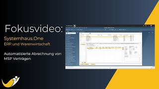 SystemhausOne  Automatisierte Abrechnung von MSP Verträgen 📄 [upl. by Attebasile557]