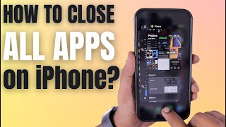 How to Close ALL APPS on iPhone and iPad [upl. by Ybloc853]