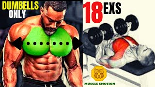 18 BEST CHEST EXERCISES WITH DUMBELLS  MUSCULATION PECS AVEC HALTERES [upl. by Abihsot]