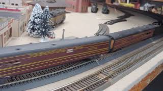 PRR T1 steam engine by Pennline pulling Americsn Beauty Broadway Limited [upl. by Neih]