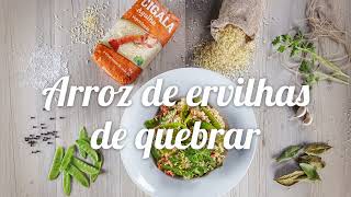 Receita Arroz de ervilhas de quebrar [upl. by Iggy]