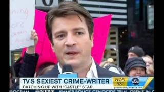 Nathan Fillion on Good Morning America [upl. by Valene815]