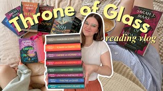 Throne of glass reading vlog [upl. by Worl383]