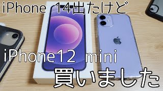 今更iPhone 12 miniを14が出た今買ってみて比較レビューしてみた。 [upl. by Fife803]