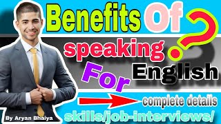 Benefits Of Speaking English  English video  In Hindi  Vitalityclasses [upl. by Feetal]