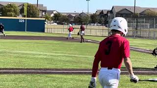 Line Drive Single Liberty RedHawks Baseball Freshman Fall 2024 [upl. by Atinahc]