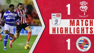 Lincoln City v Reading highlights [upl. by Rossi]