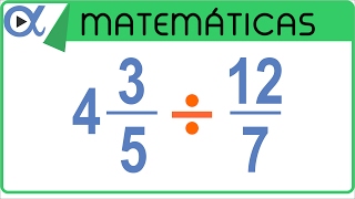 ➗ DIVISION de una FRACCIÓN MIXTA entre una FRACCIÓN IMPROPIA 👉 con Diferente Denominador [upl. by Huai]