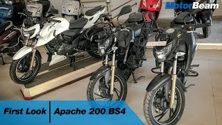 TVS Apache 200 BS4  3 Changes  MotorBeam [upl. by Sinnel]