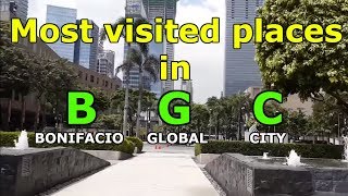 BGC Bonifacio Global City 2019 Most visited places Vlog tour Taguig City Philippines [upl. by Halbeib]