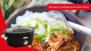 Koreaans stoofpotje uit onze Slow Cooker 🍜🔥 [upl. by Ernestus]