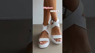 stylish footwear for women amazon myntra meesho footwear  fashion [upl. by Eceinhoj]