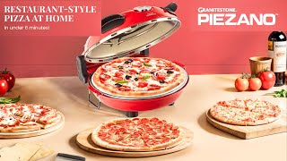 PIEZANO Crispy Crust Pizza Oven  Electric Pizza Oven Indoor Portable  Indoor Pizza Oven Countertop [upl. by Nnylaehs382]