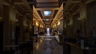 Foyer in National Theatre in Prague [upl. by Eat]