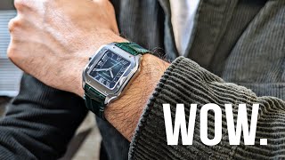 Cartier Santos Medium Green Review I Was Wrong [upl. by Ahsaercal]