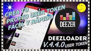 DEEZLOADER 441  OCTUBRE  ✅ Solución problema USER TOKEN  GENERA TU PROPIO TOKEN  Walter Tec [upl. by Wadesworth336]